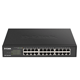 სვიჩი D-Link DGS-1100-24PV2/A1A, 24-Port Gigabit, POE + Switch, Black